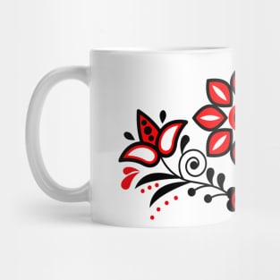 Scandinavian floral design Mug